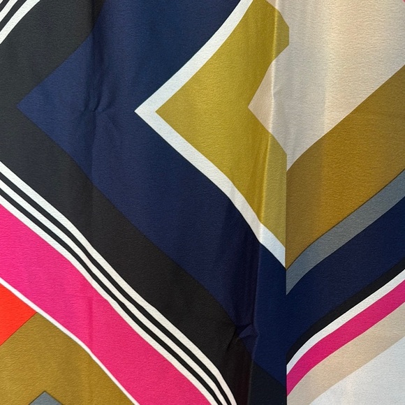 Trina Turk Multicolor Chevron Midi Dress - Picture 3 of 6